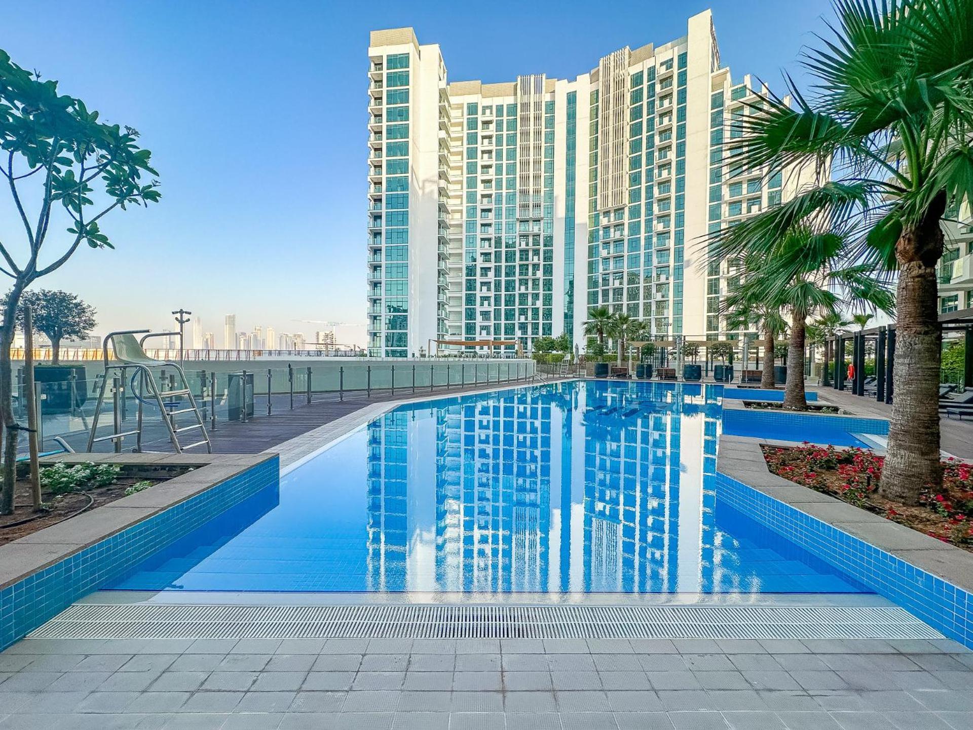 דירות דובאי Cozy & Convenient 1Br Haven In Al Jaddaf מראה חיצוני תמונה